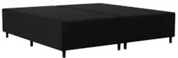 Base Cama Box Casal Queen 158cm Bipartido Hit Z04 Sintético Preto - Mp