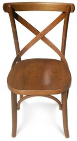 Cadeira X Madeira Maciça Design Retrô