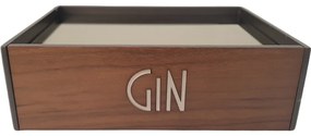 Caixa de Gin em Madeira Premium