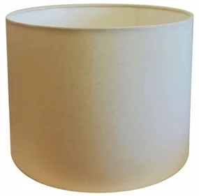 Cúpula em tecido cilíndrica abajur luminária cp-4146 40x30cm algodão crú