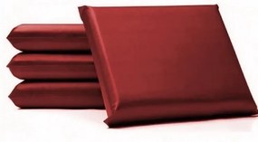 Travesseiro De Espuma Com Capa Impermeável Hospitalar (Vermelho, Liso)