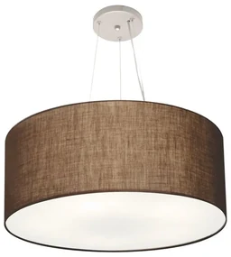 Pendente Cilíndrico Café MJ-4074 Para Mesa de Jantar e Estar