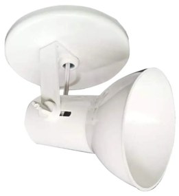 Spot B1 Simples Copinho PVC 1x E27 Led Bulbo Branco - Bivolt