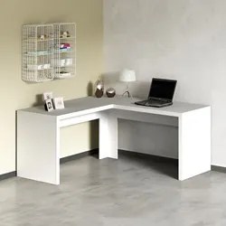 Mesa de canto para Home Office ME4116 Branco - Tecno Mobili