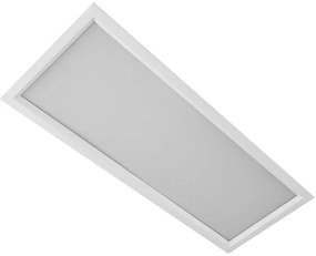 Plafon Led Embutir Aluminio Branco 36W Sevilha - LED BRANCO NEUTRO (4000K)