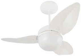 Ventilador De Teto Termoplastico Branco Smart