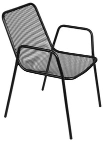 Cadeira Cais com Braço - Preto