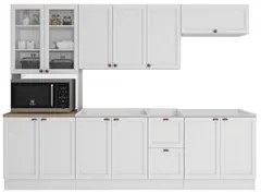 Armário de Cozinha Modulado 5 Peças Sem Tampo CJ2 Duna P09 Branco - Mp