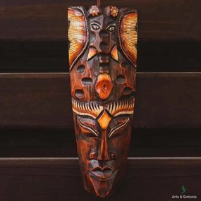 Máscara Tribal de Bali - Elefante