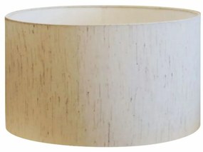 Cúpula abajur e luminária cilíndrica vivare cp-8027 Ø55x30cm - bocal europeu - Linho Bege