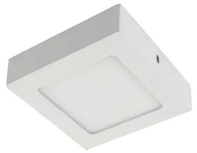 Plafon Led Sobrepor Branco 6W 12X12cm Yamamura - LED BRANCO NEUTRO (4000K)