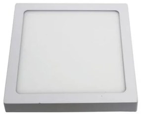 Plafon Led Sobrepor Quadrado Branco 24W Yamamura - LED BRANCO FRIO (6000K)