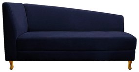 Recamier Valéria 140cm Lado Direito Corano Azul Marinho - ADJ Decor