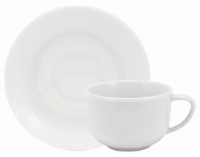 Xícara Café Com Pires 100Ml Porcelana Schmidt - Mod. Lys 242