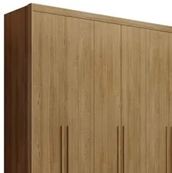 Guarda Roupa Casal 6 Portas 3 Gavetas 233cm Dubai Nature     - VLR MÓV