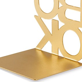 Aparador de Livros Book Dourado em Metal 13 cm - D'Rossi