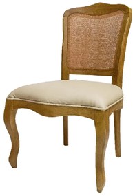 Cadeira Bourbon S/ Aplique - Palha - Kouríssimo Torino Bege e Palha Tramada Nogueira Clara  Kleiner