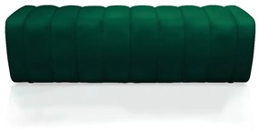 Calçadeira Olivia Queen 160 cm Veludo - D'Rossi - Verde Esmeralda