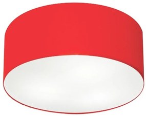 Plafon Para Dormitório Cilíndrico SD-3013 Cúpula Cor Vermelho