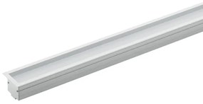 Perfil Led Embutir Aluminio Branco 46W 2M 24V Archi - LED BRANCO NEUTRO (4000K)