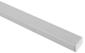 Perfil Sobrepor Aluminio Injetado Branco 2,5m