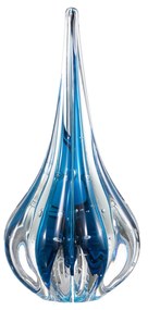 Gotas de Murano Fênix P - Azul Aquamarine  Aquamarine