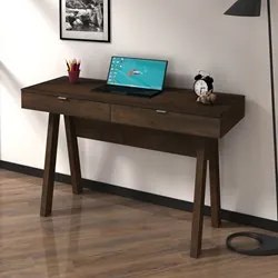 Mesa Para Escritório 2 Gavetas ME4128 Rústico - Tecno Mobili