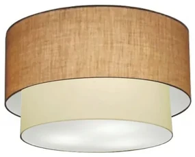 Plafon Para Corredor Cilíndrico SC-3045 Cúpula Cor Palha Bege