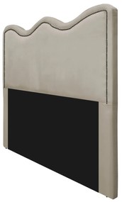 Cabeceira Solteiro Bari P02 90 cm para cama Box Suede - ADJ Decor