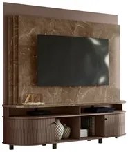 Estante Painel de TV 65 Pol 183cm Ramona M01 Imperial/Sépia - Mpozenat