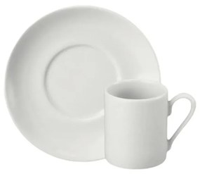 Xicara Café Com Pires 60Ml Porcelana Schmidt - Mod. Brasília 228