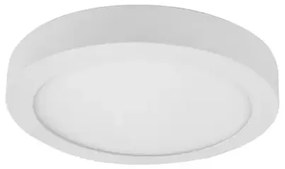 Plafon Led Sobrepor Aluminio Branco 18W 22Cm Yamamura - LED BRANCO QUENTE (3000K)