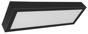 Plafon Led Sobrepor Preto 27w 3000k Valencia