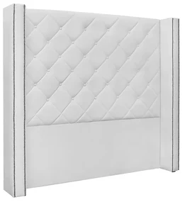 Cabeceira Vicenza Para Cama Box King 195 cm Corino - D'Rossi - Branco