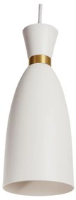 Pendente Look Ø11X27,7Cm 1Xe27 | Usina 16715/11 (CP-M - Champagne Metálico, DR-PV - Dourado Polido Verniz)