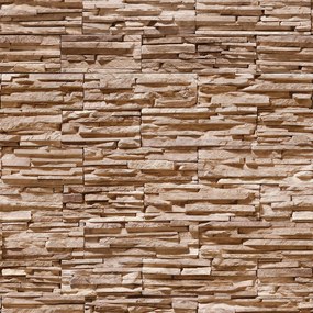 Papel de parede adesivo pedra canjiquinha marrom