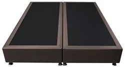 Base Box para Cama Casal King 192x203cm Bipartido Liz S05 Sintético Ma