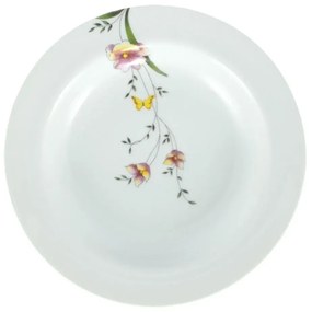 Prato Fundo 23Cm Porcelana Schmidt - Dec. Carmem 2344