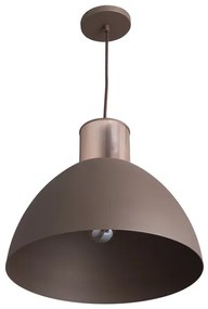 Pendente Aluminio E27 8W 35Cm - COBRE / FERRUGEM