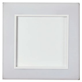 Plafon Meg 36X36Cm Led 24,4W Bivolt | Usina 19030/36 (AV-M - Avelã Metálico, 3000k)