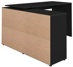 Conjunto Escritório Home Office 4 Peças Mity A06 Preto - Mpozenato