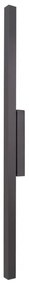 Arandela Led Aluminio Grafite 24w 3000k Fit