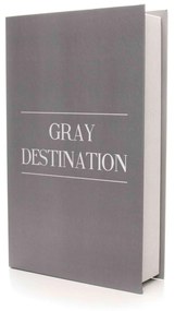 Caixa Livro Decorativo "Gray Destination Cinza" 27x14x5 cm -D'Rossi