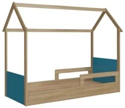 Cama Infantil Montessoriana Casinha Infix C06 Aveiro/Azul - Mpozenato