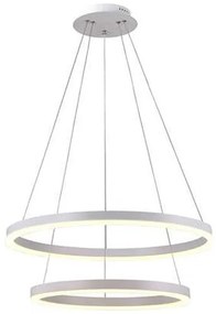 Pendente Led Metal Aluminio 54W 3000K Yamamura - BRANCO