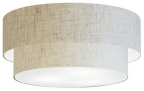 Plafon de Sobrepor Cilíndrico SP-3064 Cúpula Cor Rústico Bege