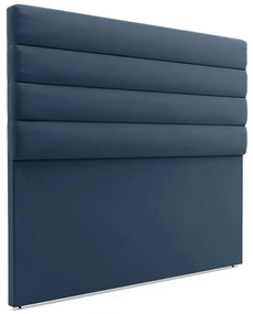 Cabeceira California Para Cama Box Casal 140 cm Suede Azul Marinho - D'Rossi