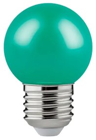 Lampada Led Bolinha Verde E27 1,2w 65lm 300 127220v