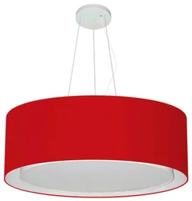 Pendente Cilíndrico Bordô MJ-4125 Para Mesa de Jantar e Estar