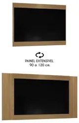 Painel para TV Suspenso 40 Pol Extensível 120cm Global Carvalho - Inco